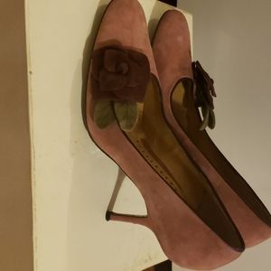 Dusty Pink suede shoes